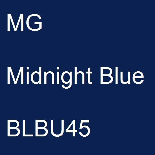 MG, Midnight Blue, BLBU45.